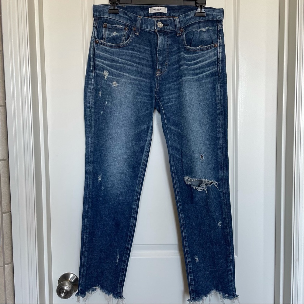Moussy Vintage Distressed Jean Sz: 28